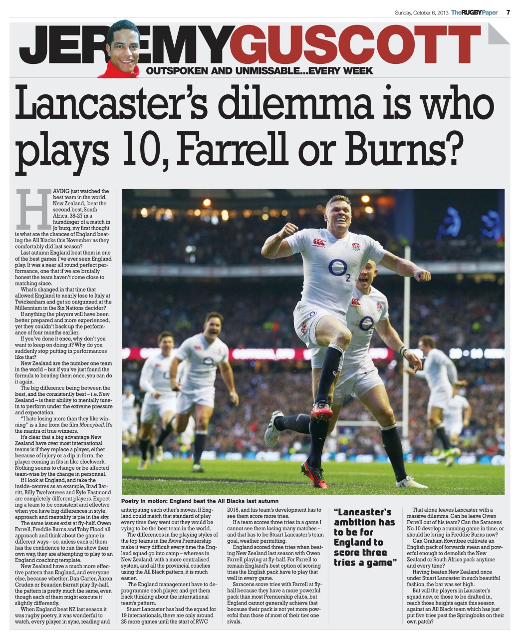 The Rugby Paper Preview Pages