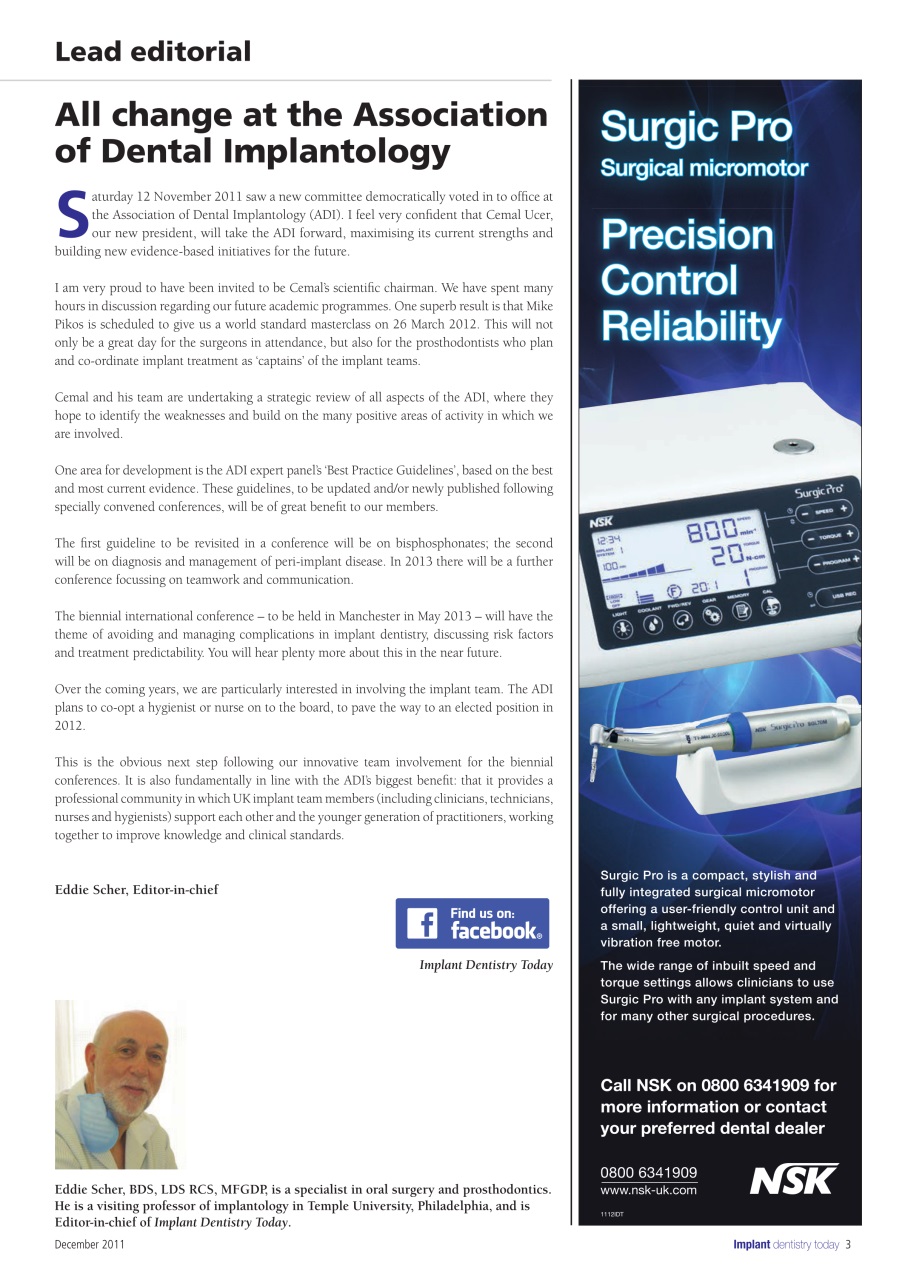 IDT – Implant Dentistry Today Preview Pages