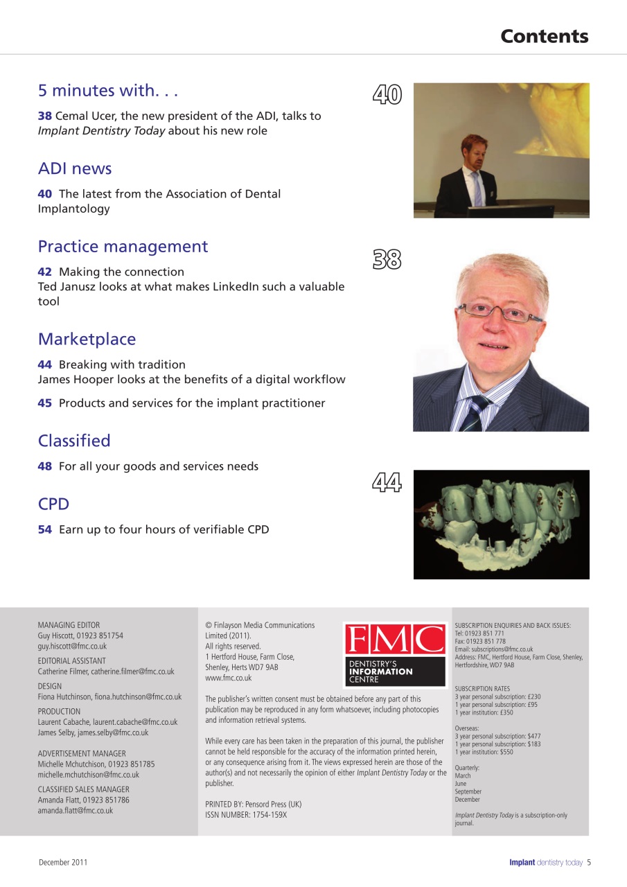 IDT – Implant Dentistry Today Preview Pages