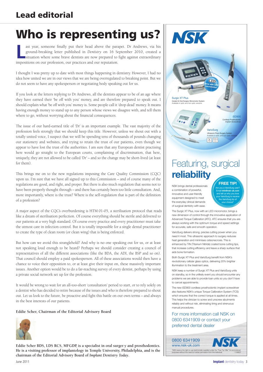 IDT – Implant Dentistry Today Preview Pages