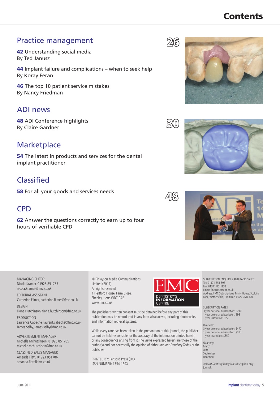 IDT – Implant Dentistry Today Preview Pages