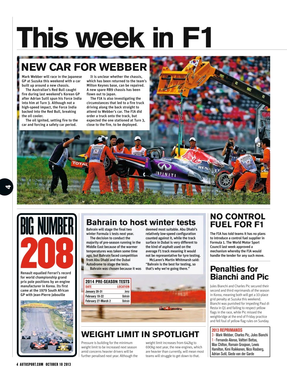 Autosport Preview Pages