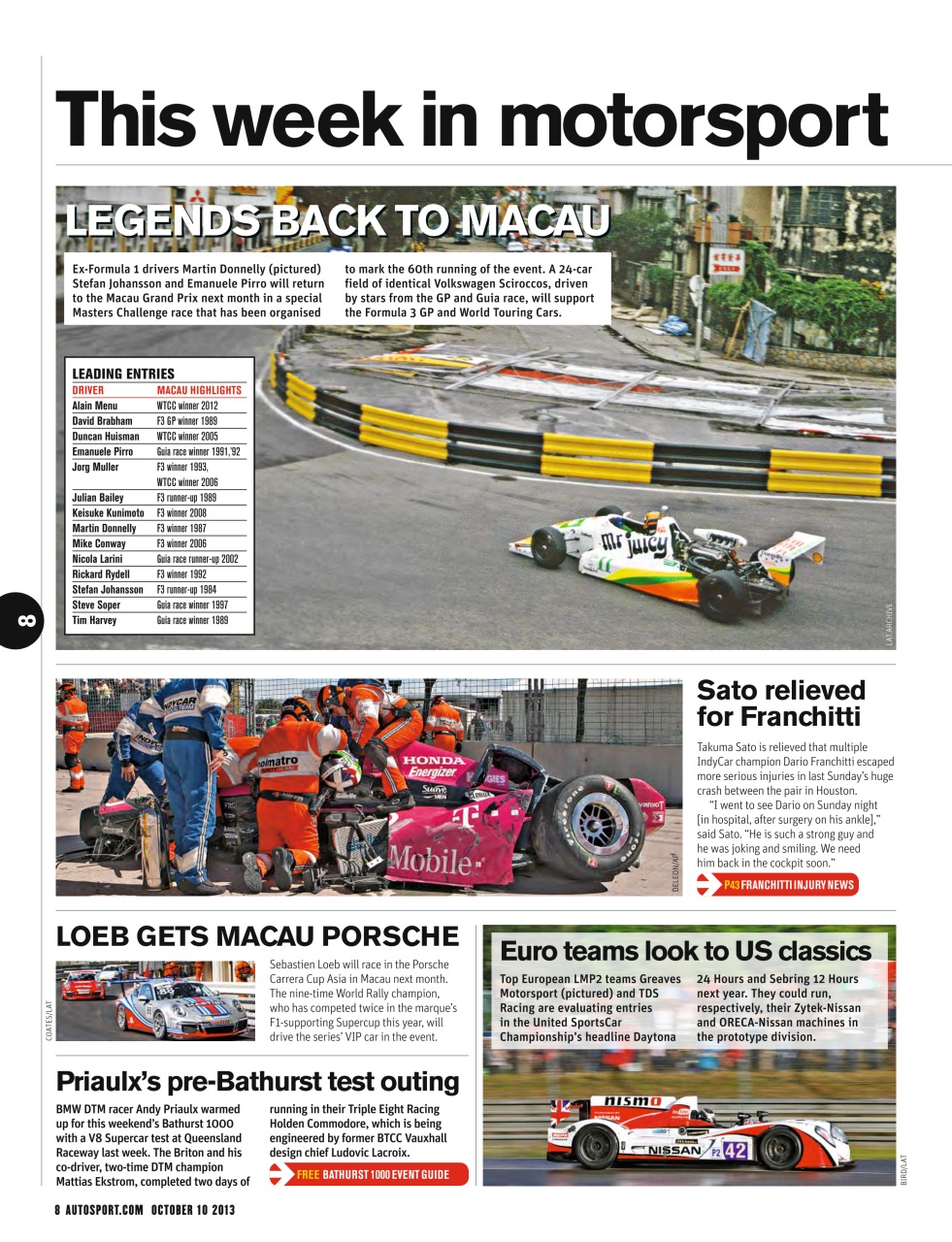 Autosport Preview Pages