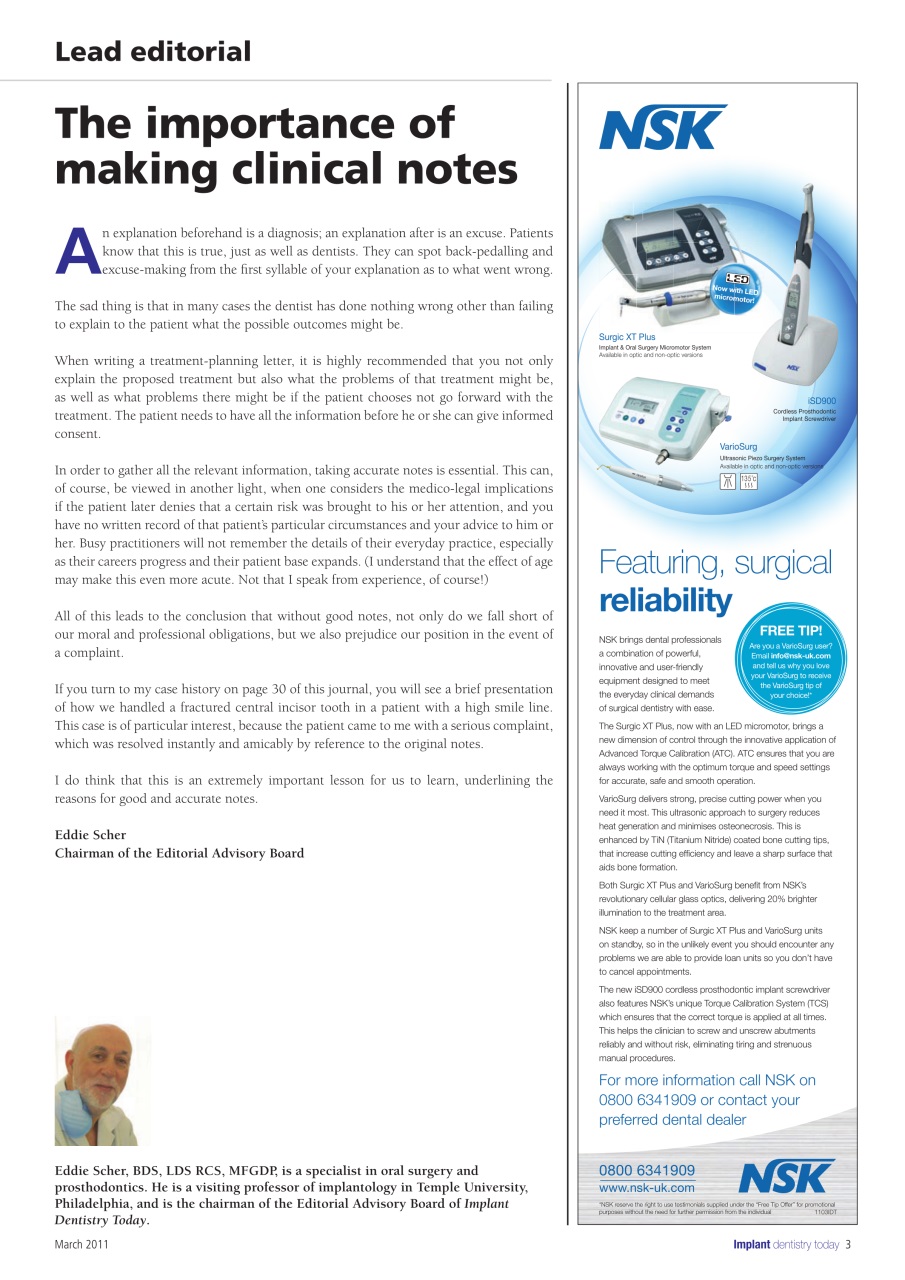 IDT – Implant Dentistry Today Preview Pages