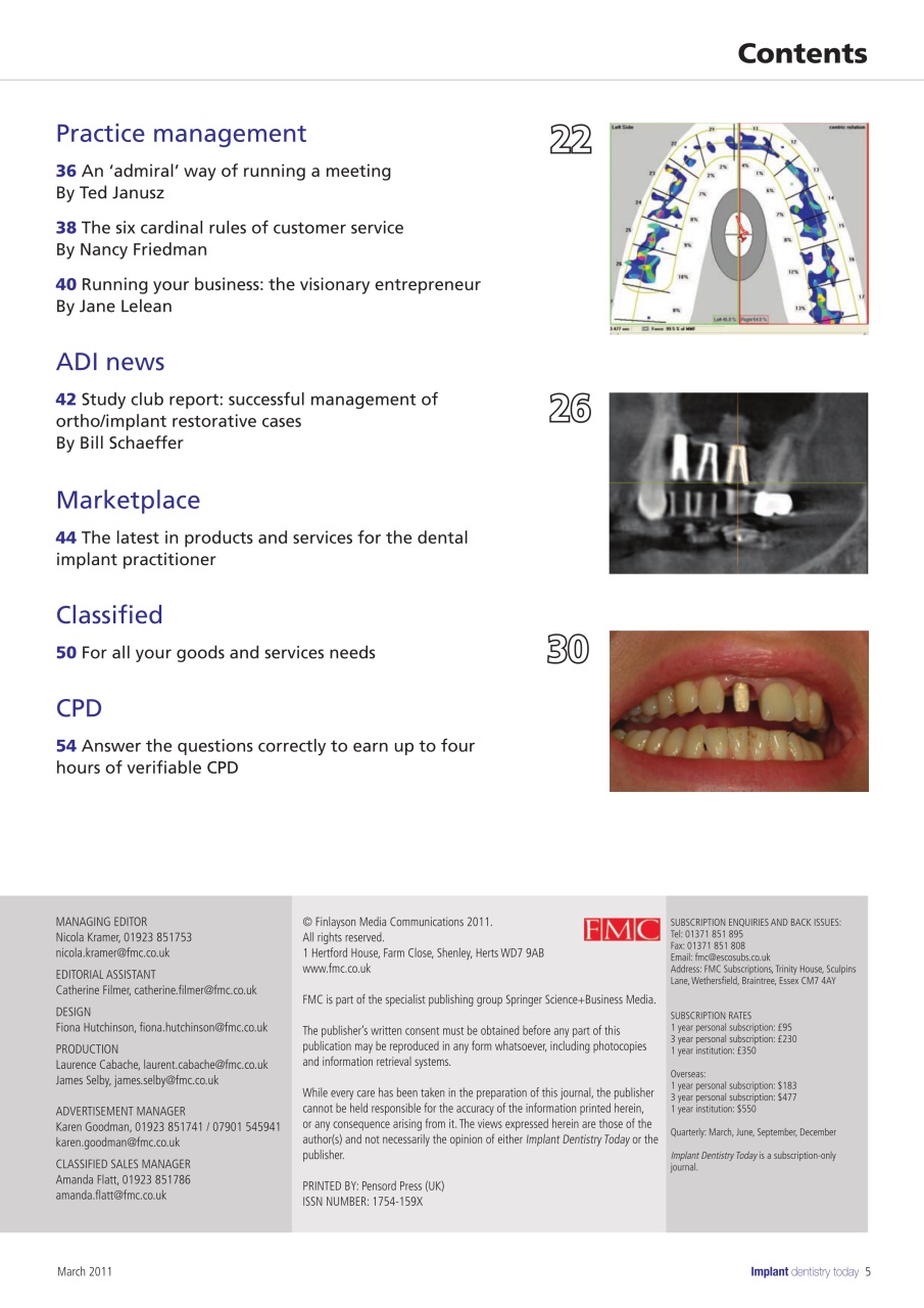 IDT – Implant Dentistry Today Preview Pages