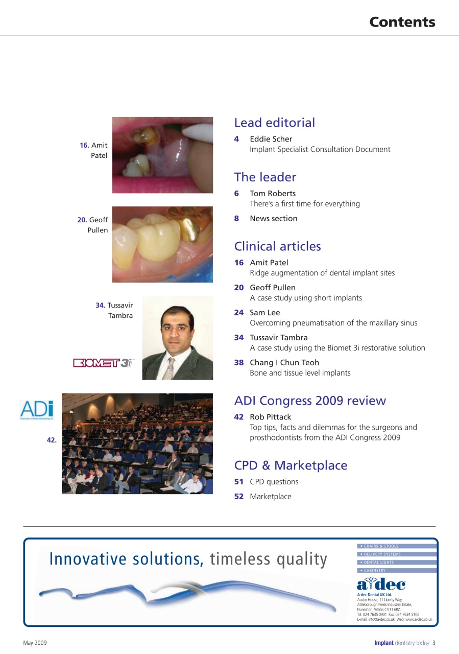 IDT – Implant Dentistry Today Preview Pages
