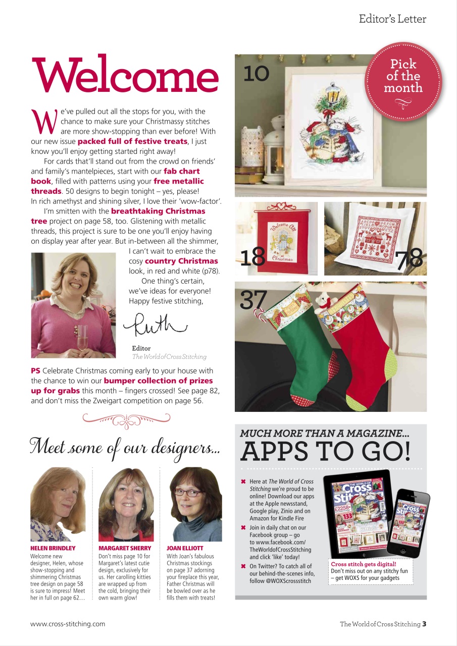 The World of Cross Stitching Preview Pages