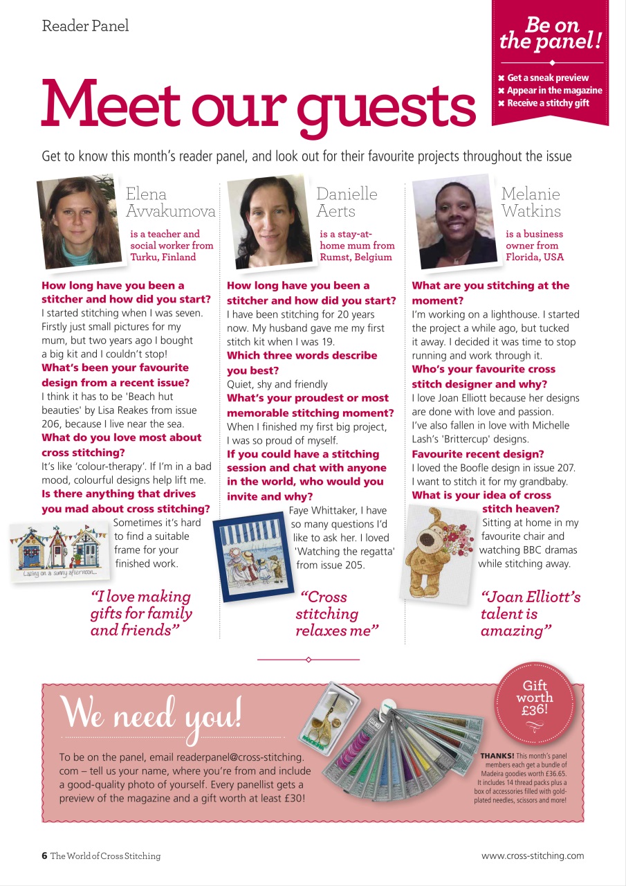 The World of Cross Stitching Preview Pages