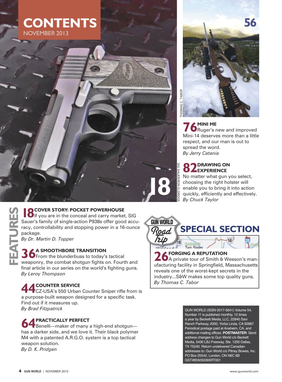 Gun World Preview Pages