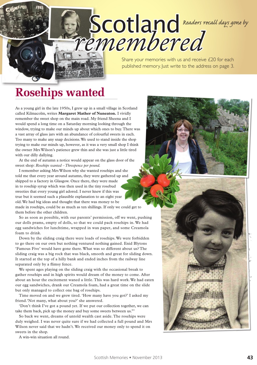 Scottish Memories Preview Pages