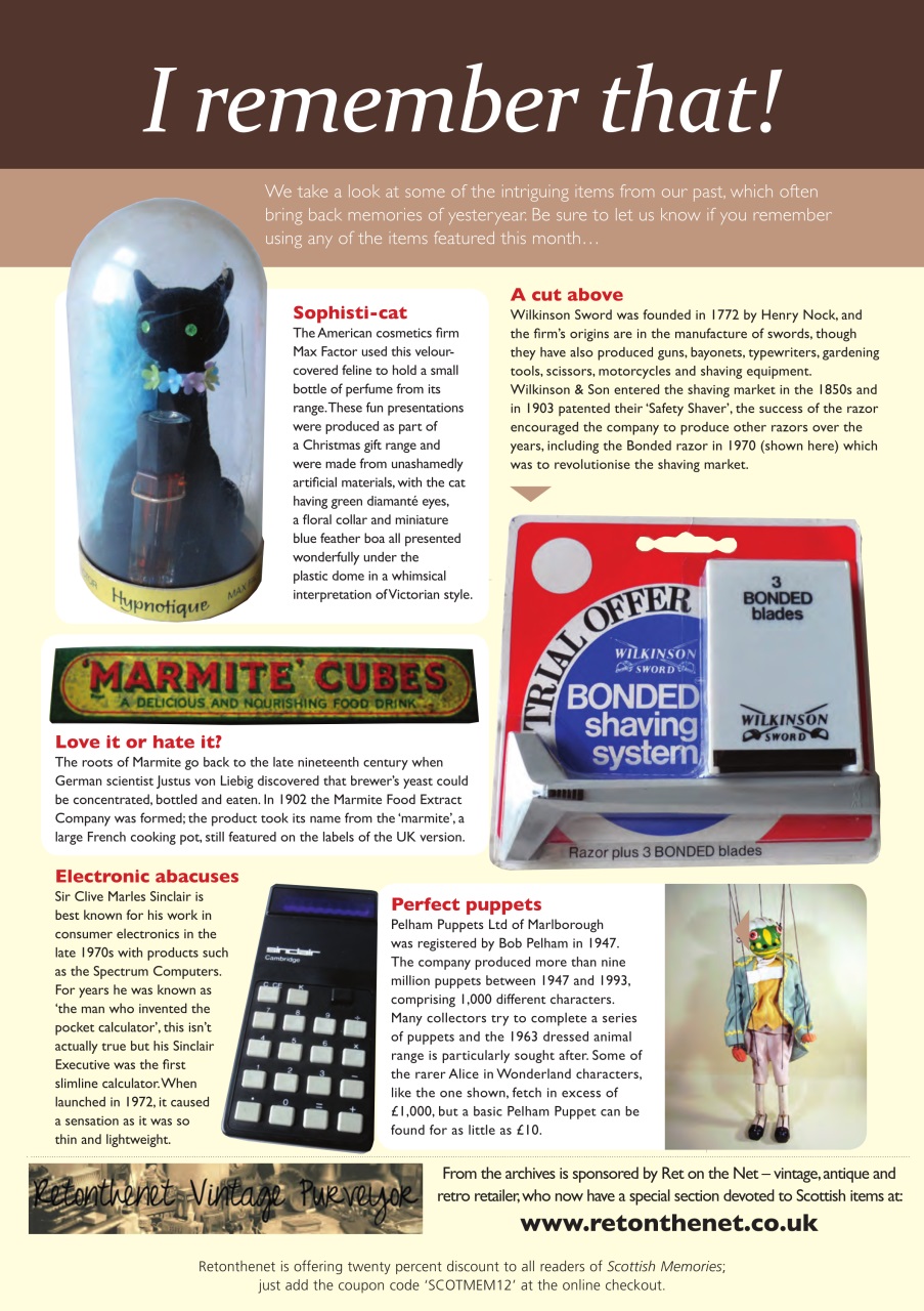 Scottish Memories Preview Pages