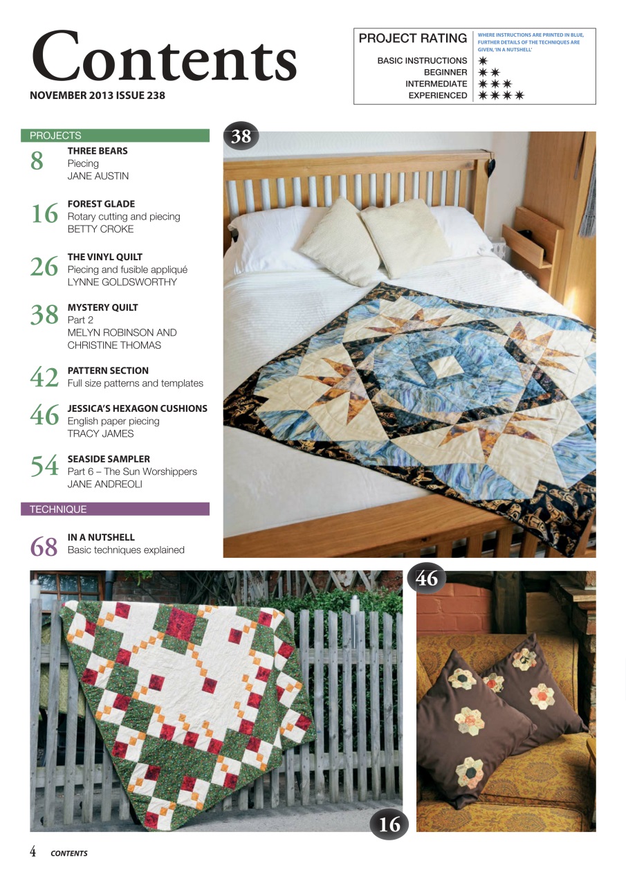 Patchwork and Quilting Preview Pages