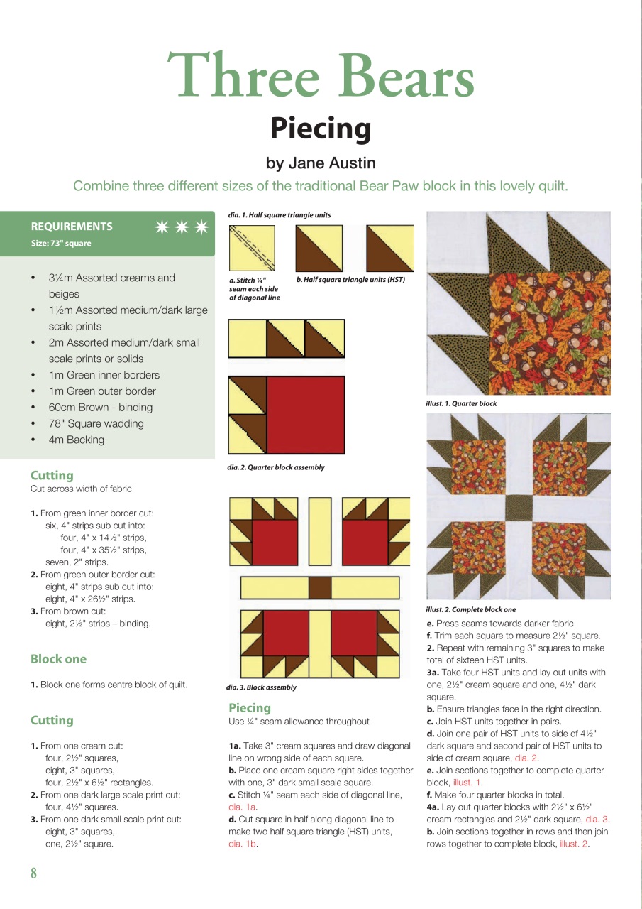 Patchwork and Quilting Preview Pages