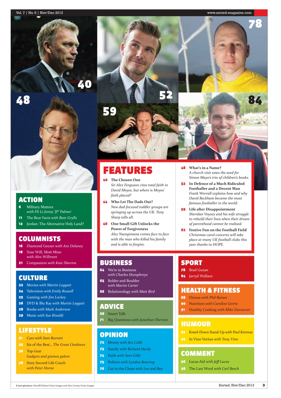 Sorted Magazine – The men's mag with morals Preview Pages