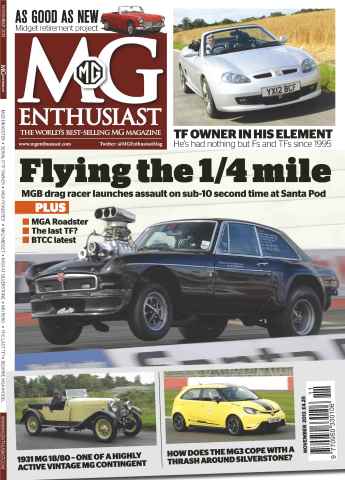 MG Enthusiast issue Flying the 1-4 Mile