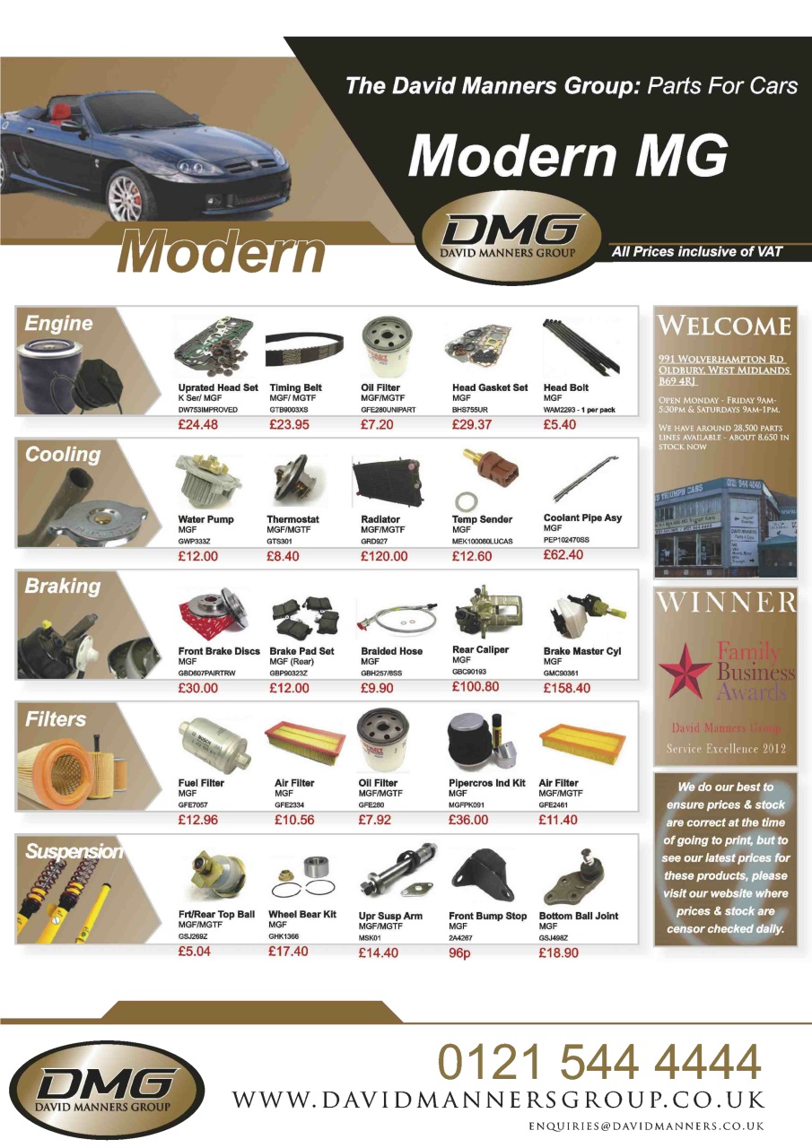 MG Enthusiast Preview Pages