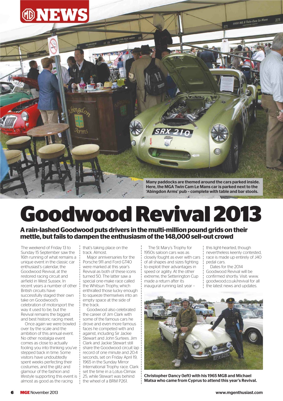 MG Enthusiast Preview Pages