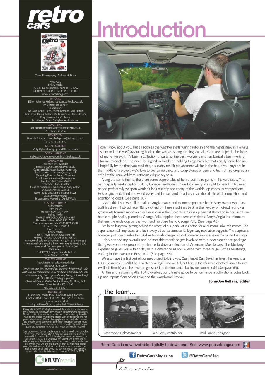 Retro Cars Preview Pages