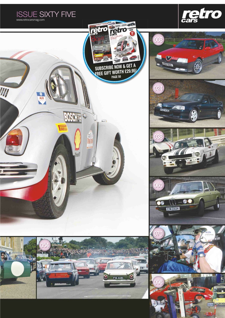 Retro Cars Preview Pages