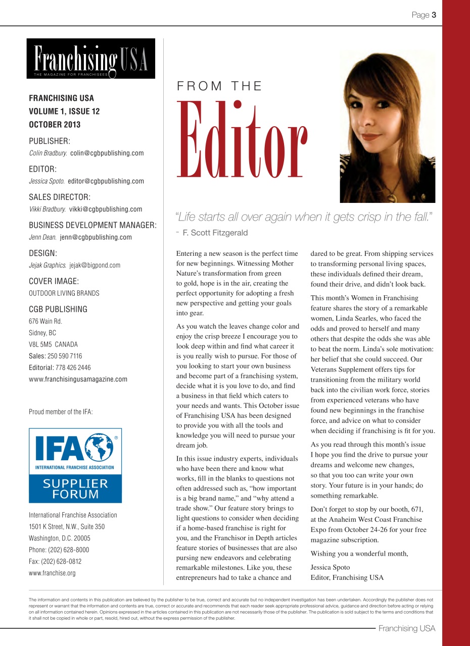 Franchising USA Preview Pages