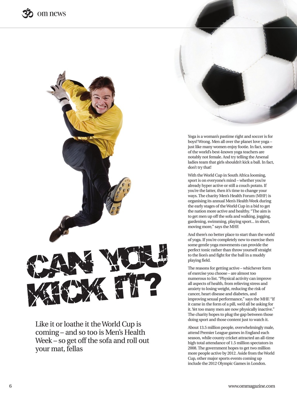 OM Yoga Magazine Preview Pages