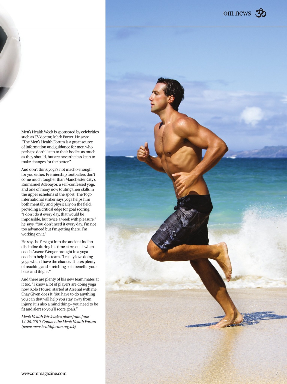 OM Yoga Magazine Preview Pages