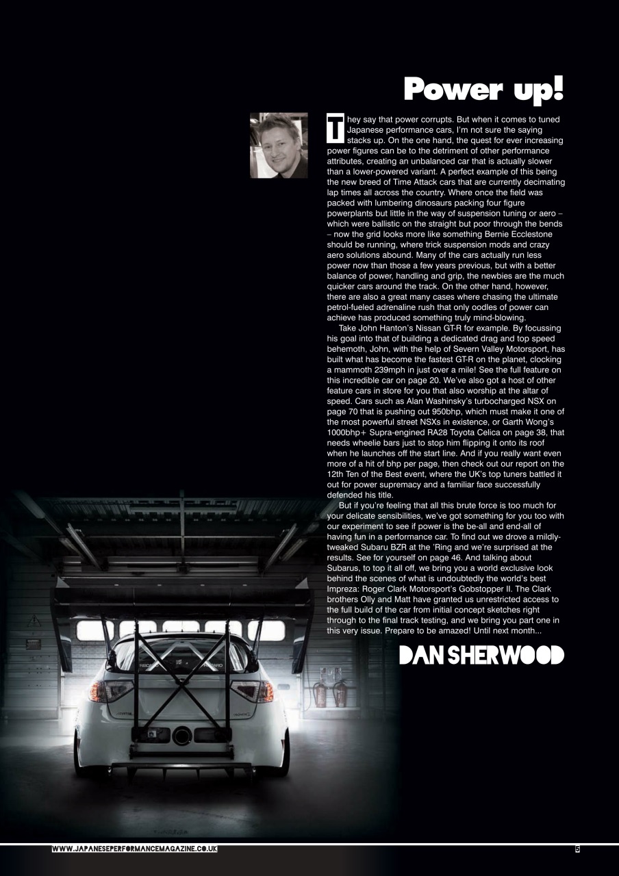 Japanese Performance Preview Pages