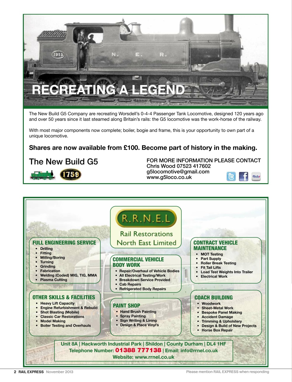 Rail Express Preview Pages