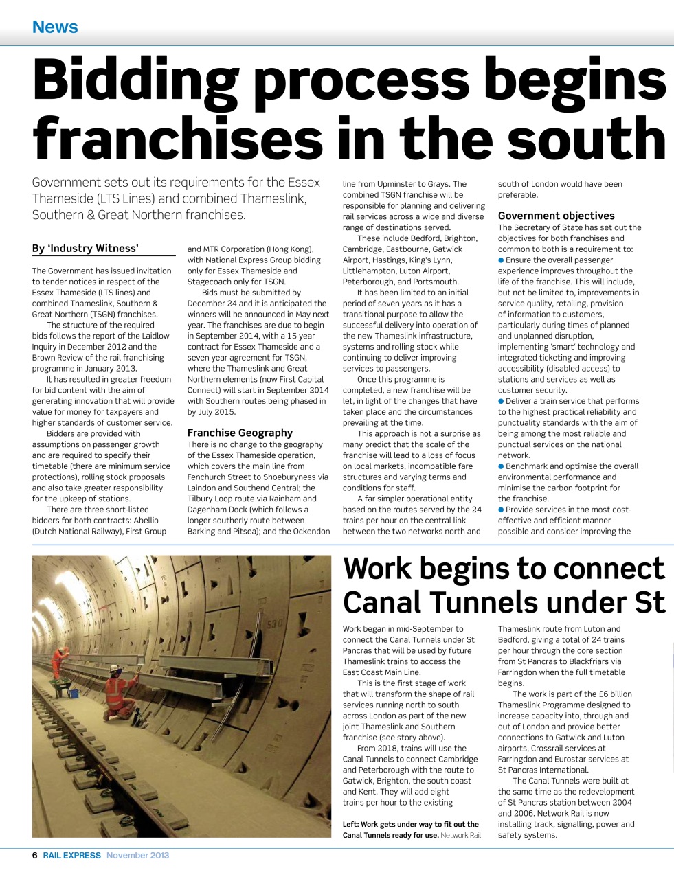 Rail Express Preview Pages