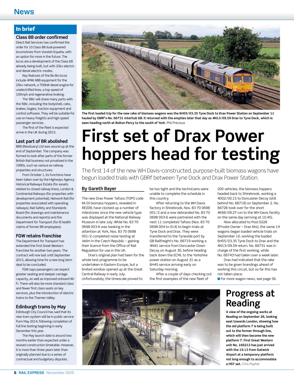 Rail Express Preview Pages