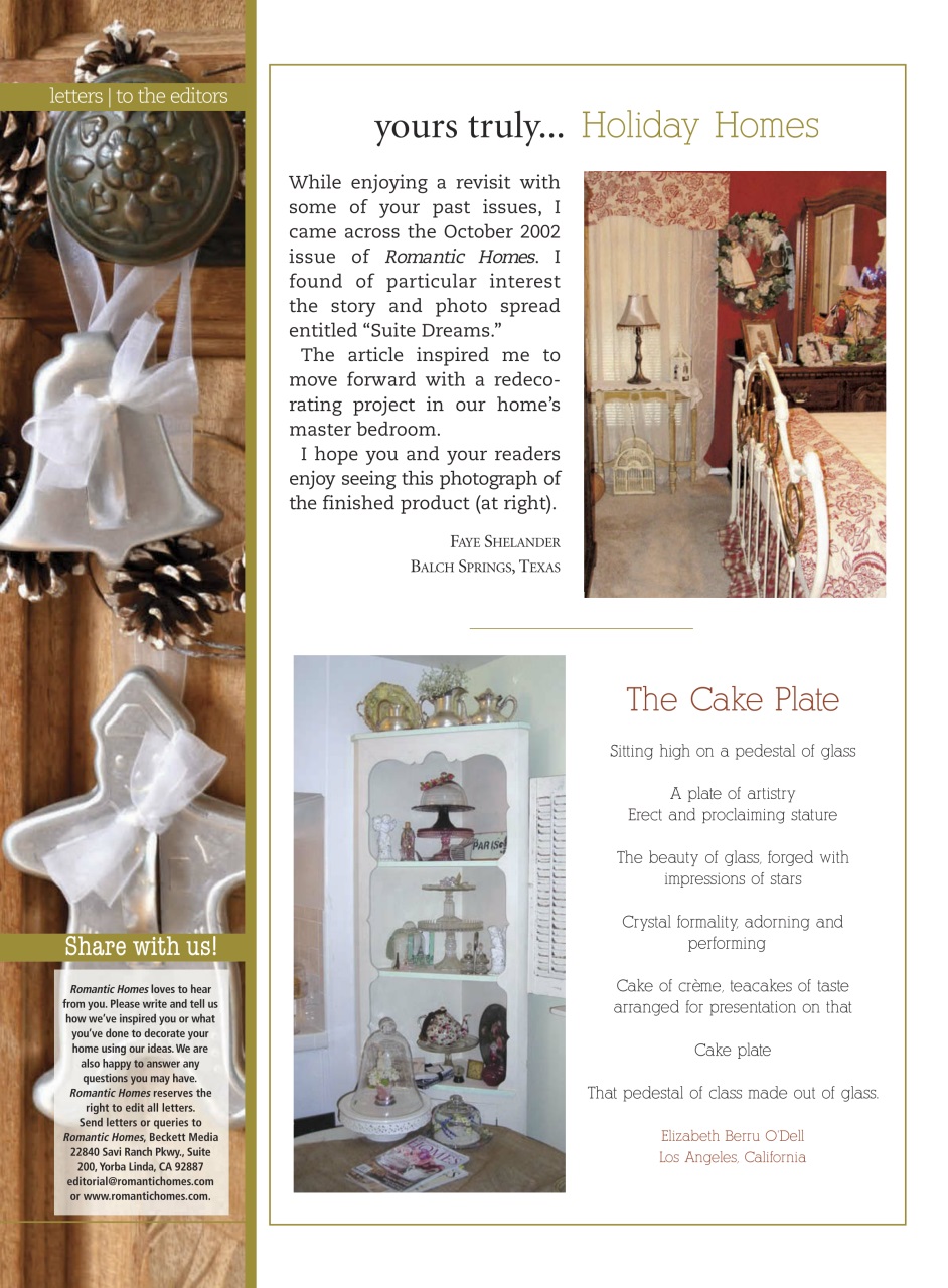 Romantic Homes Preview Pages