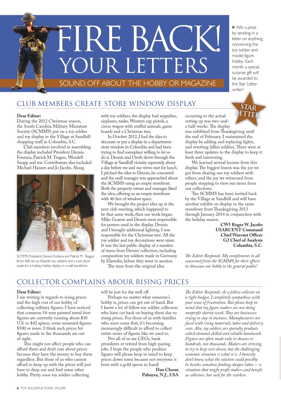 Toy Soldier & Model Figure Preview Pages