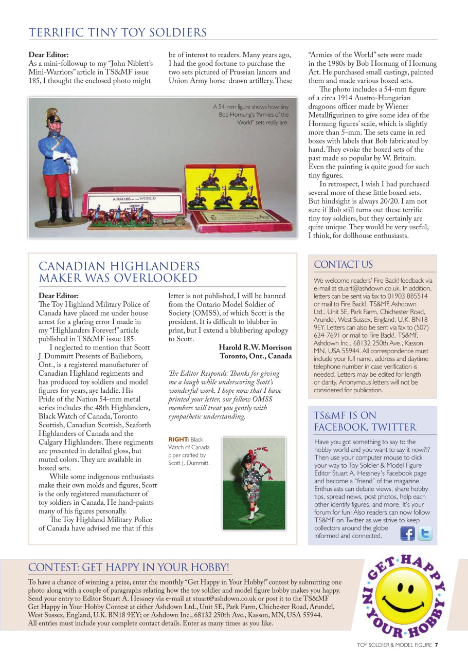 Toy Soldier & Model Figure Preview Pages