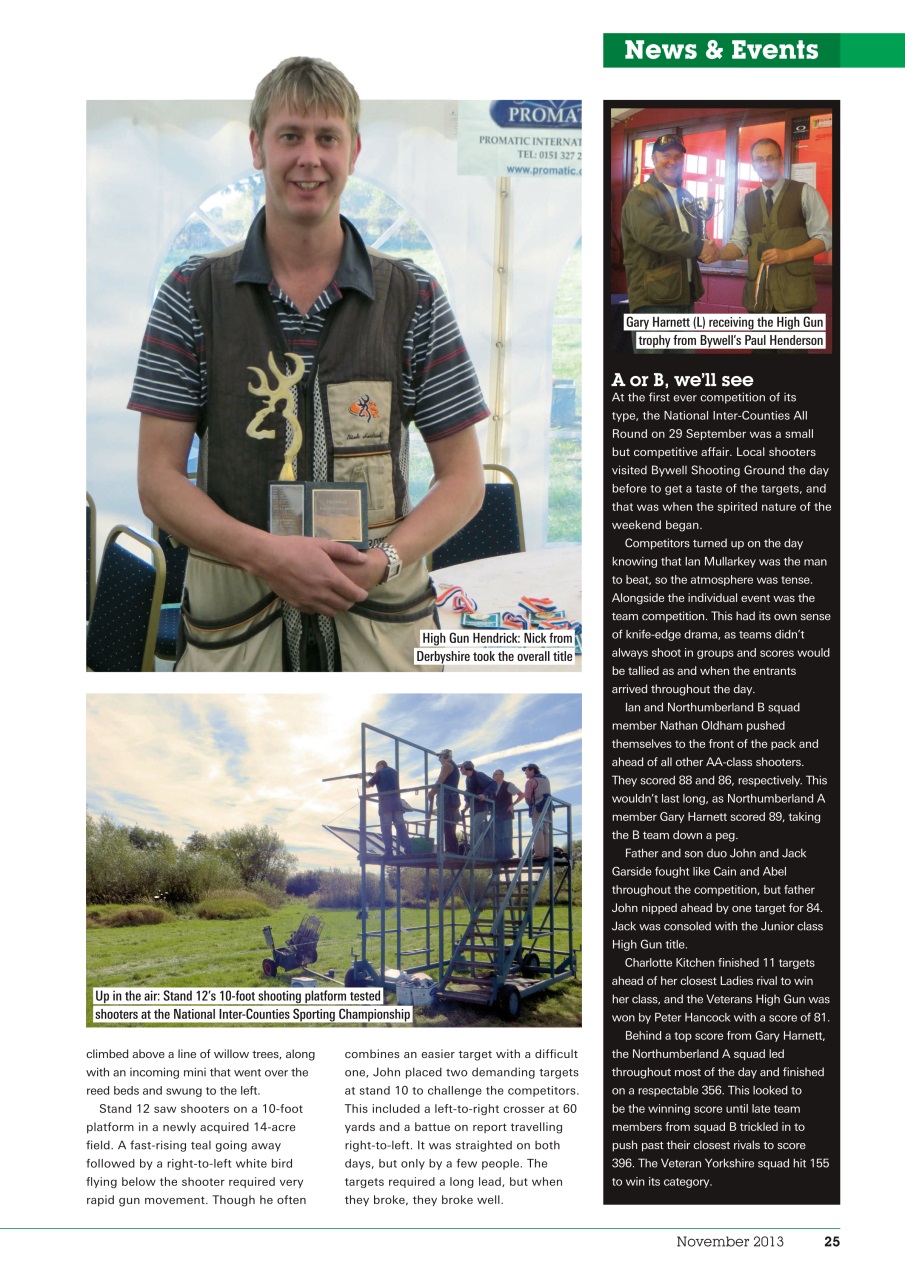 Clay Shooting Preview Pages