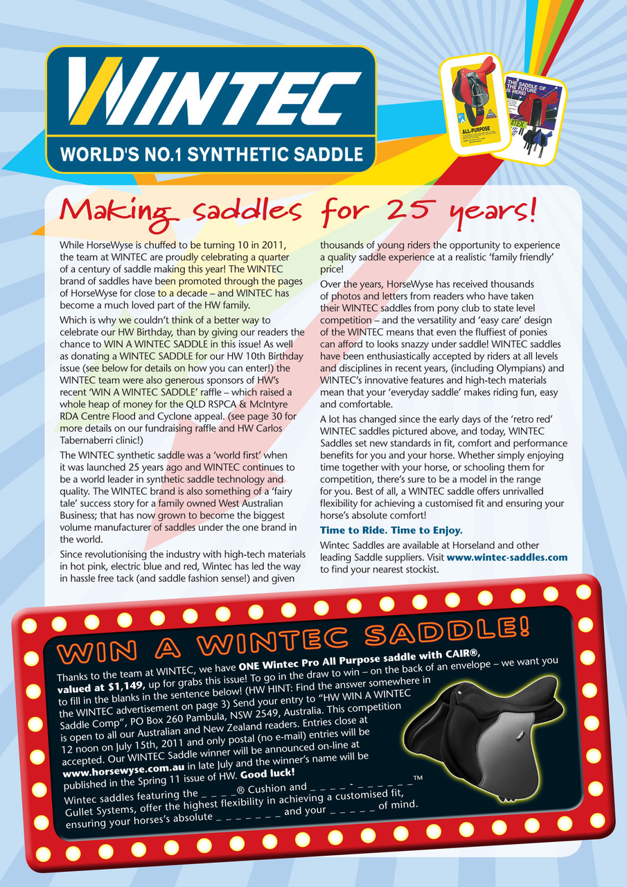 HorseWyse Magazine Preview Pages