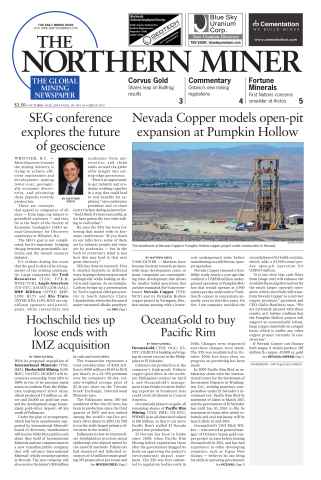 The Northern Miner issue Vol. 99 No. 35