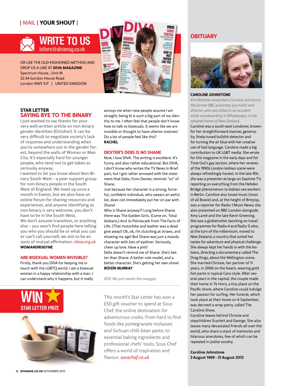 DIVA Magazine Preview Pages