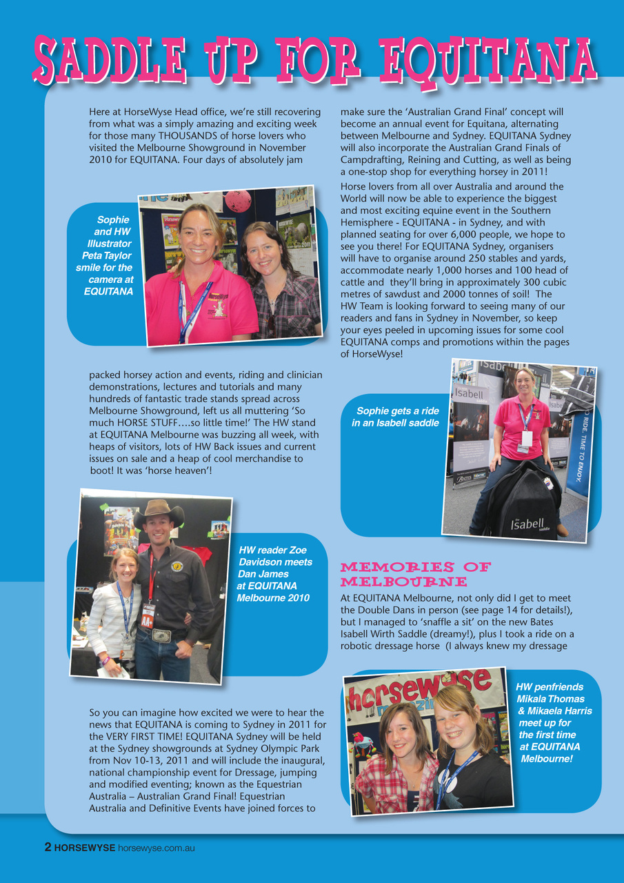 HorseWyse Magazine Preview Pages