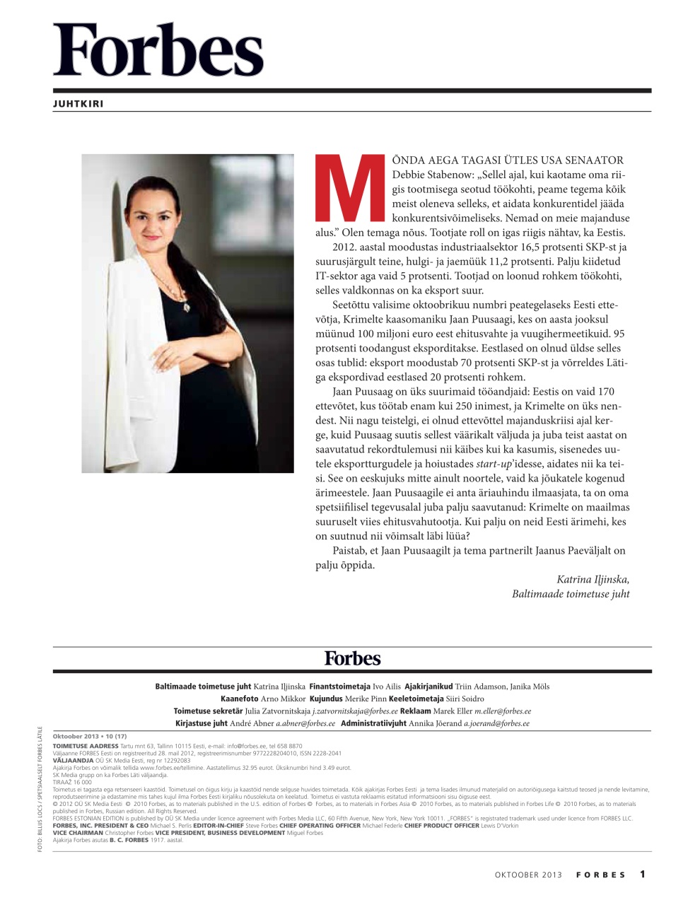 Forbes Estonia Preview Pages