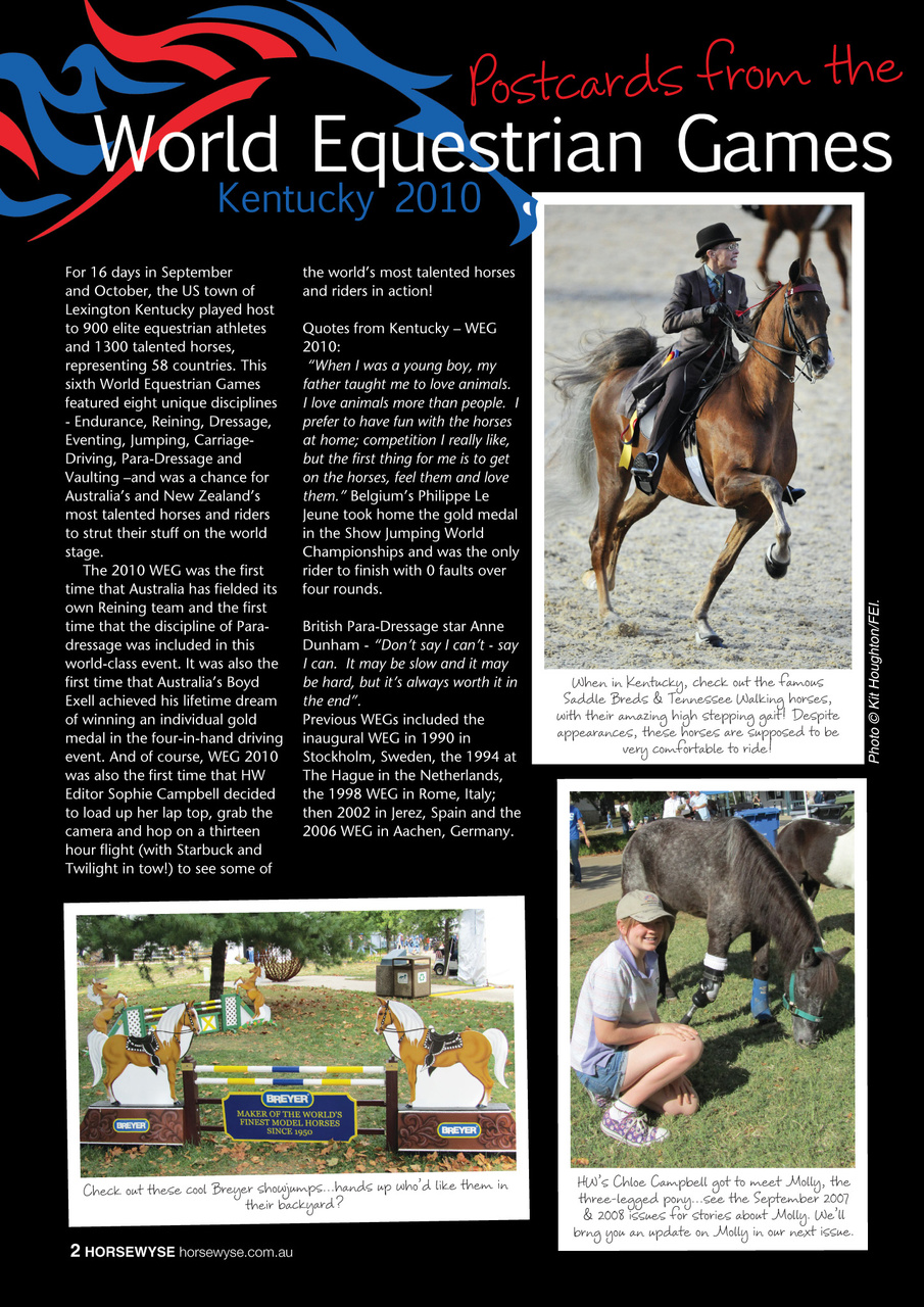 HorseWyse Magazine Preview Pages