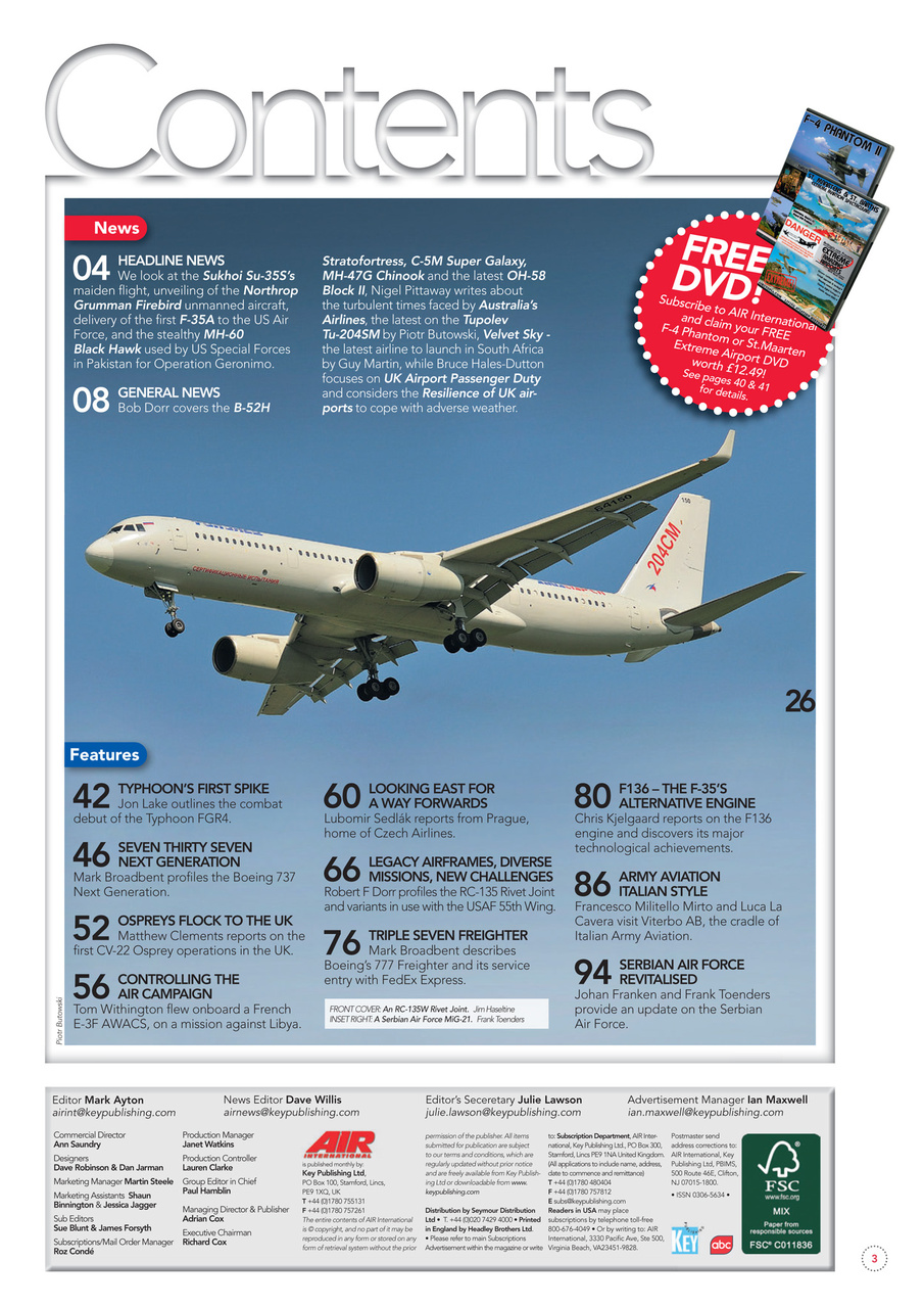 AIR International Preview Pages