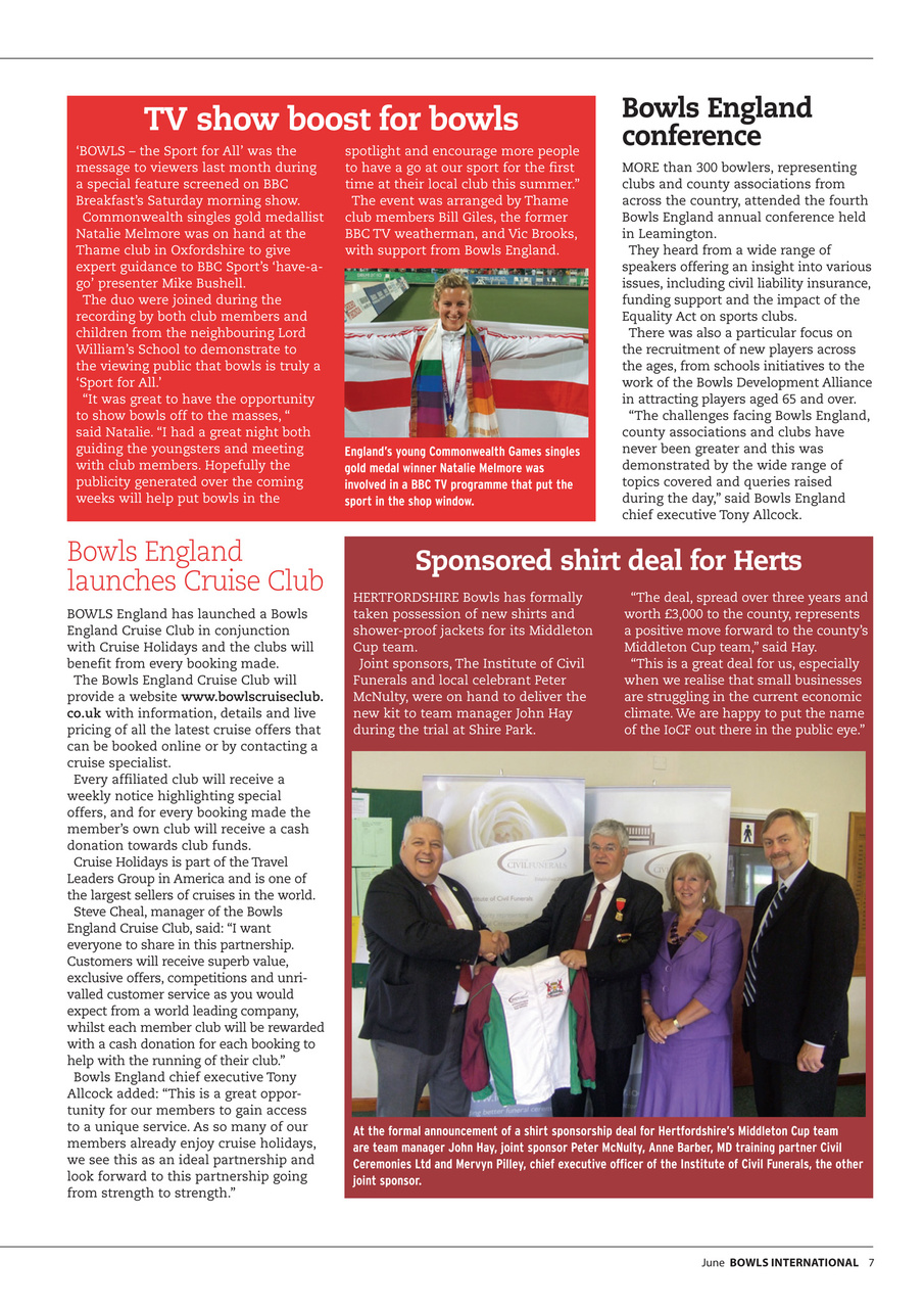 Bowls International Preview Pages