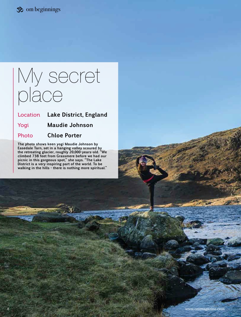 OM Yoga Magazine Preview Pages