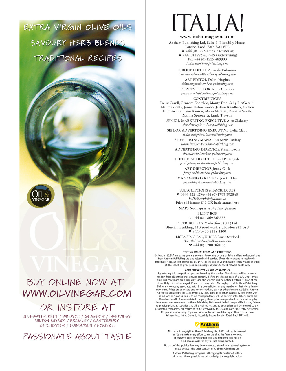 Italia! Preview Pages