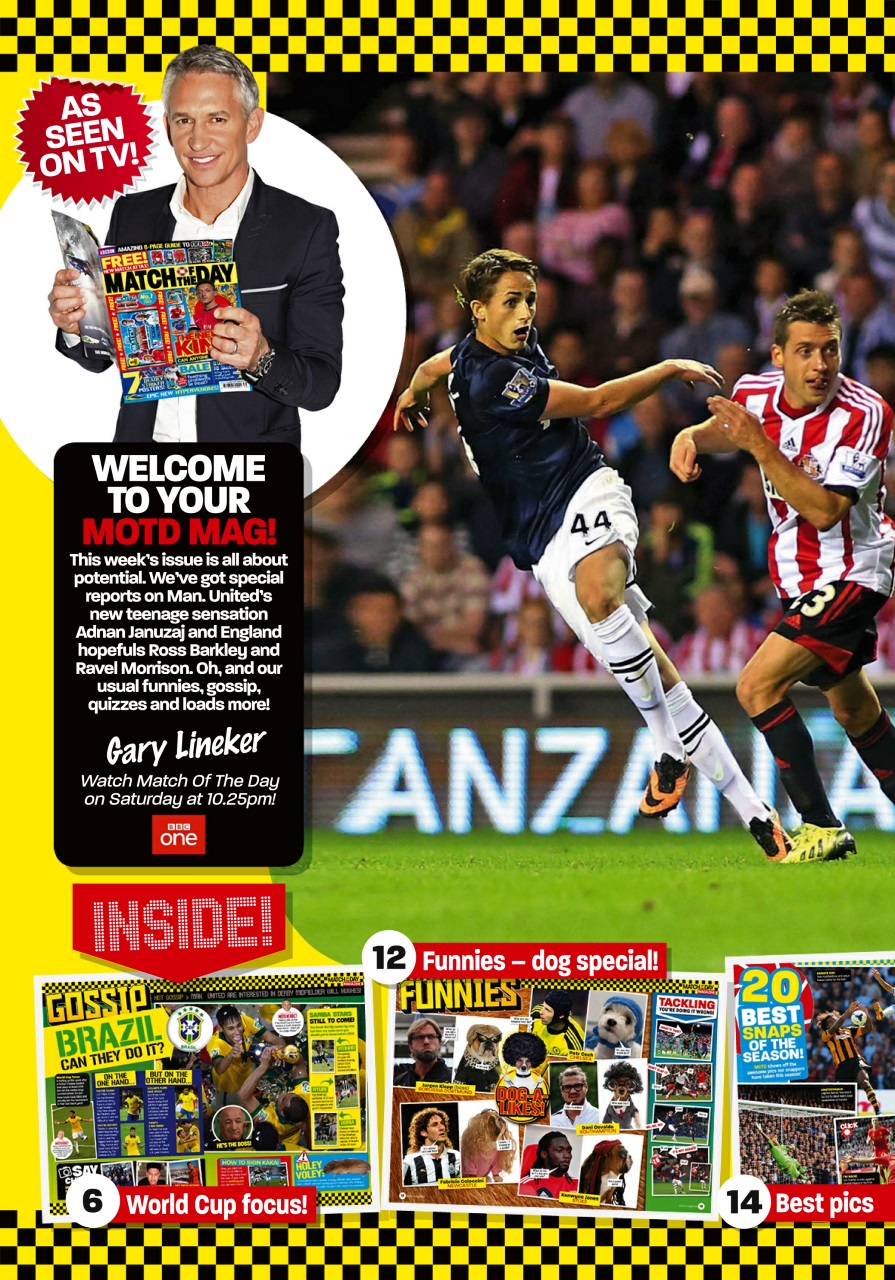 Match of the Day Preview Pages