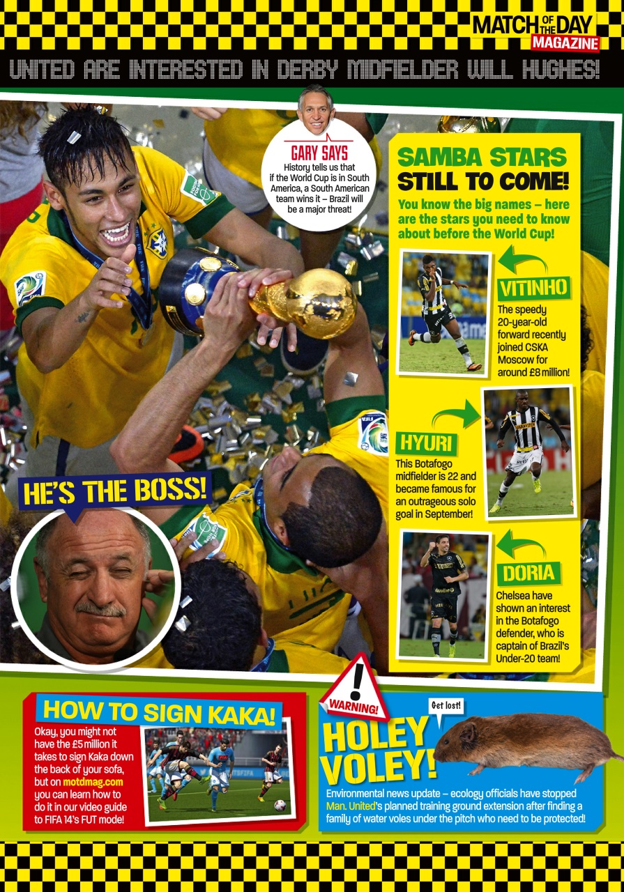 Match of the Day Preview Pages