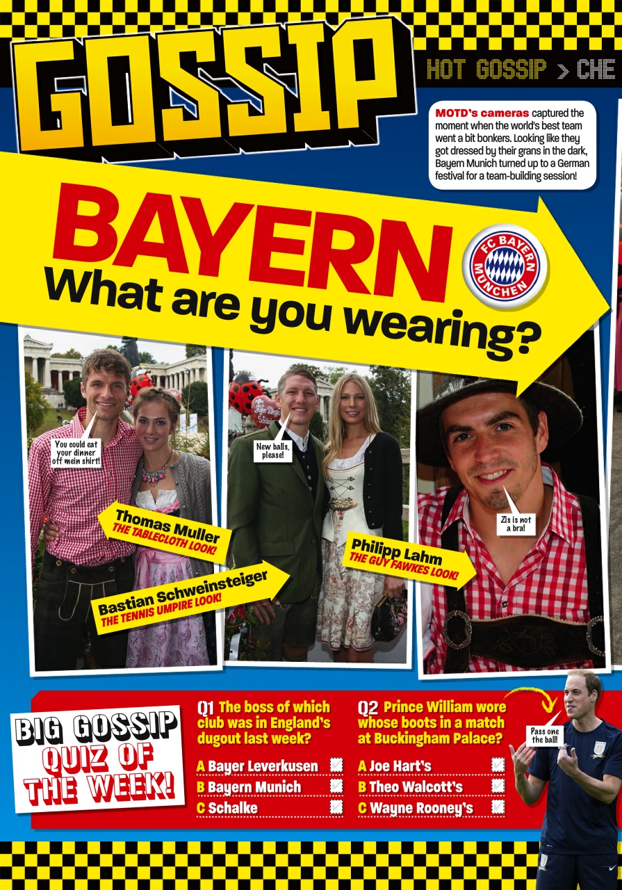 Match of the Day Preview Pages