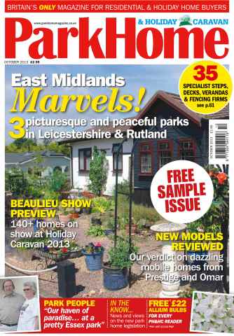 Park Home & Holiday Living issue Park Homes Sample Issue