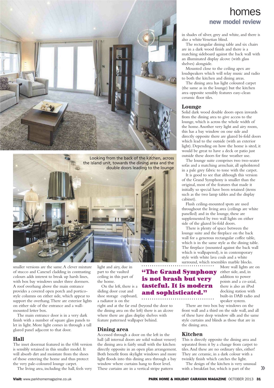 Park Home & Holiday Living Preview Pages