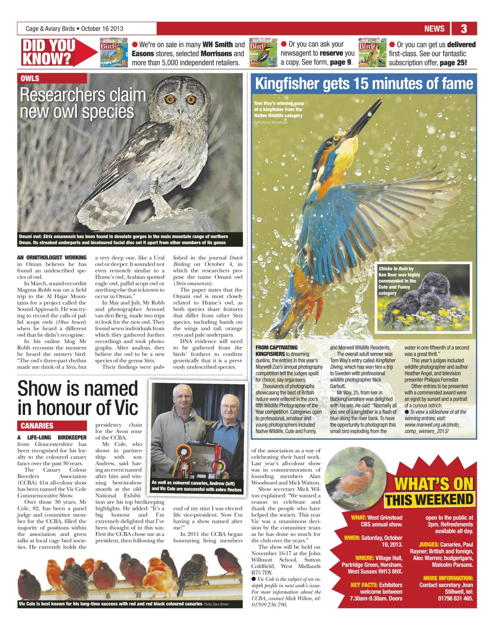 Cage & Aviary Birds Preview Pages